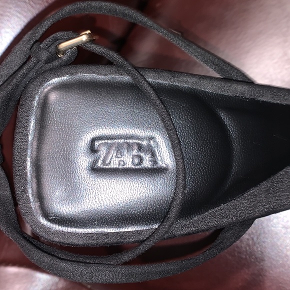 NWT Zara Block Heel Strappy Sandals - Picture 11 of 16